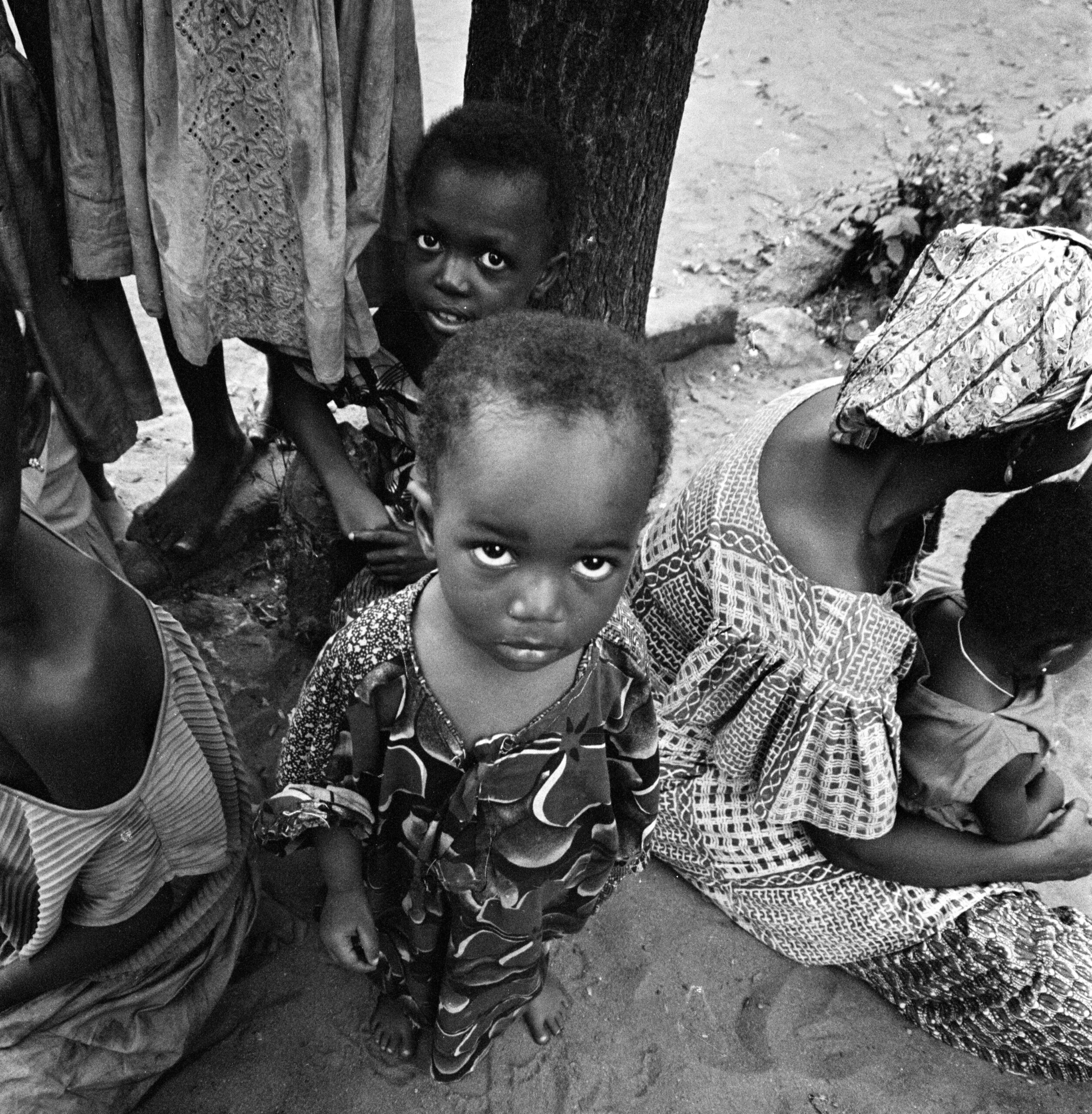 Picture shows a child at one of the refugee camps. 16th July 1968. (Photo by Daily Mirror/Mirrorpix/Mirrorpix via Getty Images)